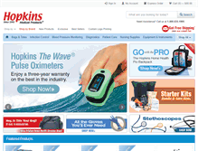 Tablet Screenshot of hopkinsmedicalproducts.com